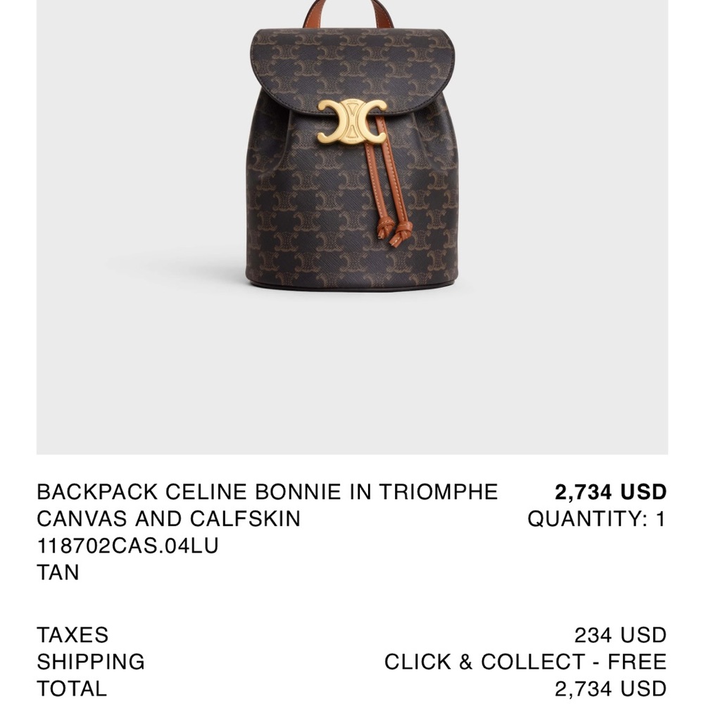 Celine “Bonnie” Backpack. - image 4
